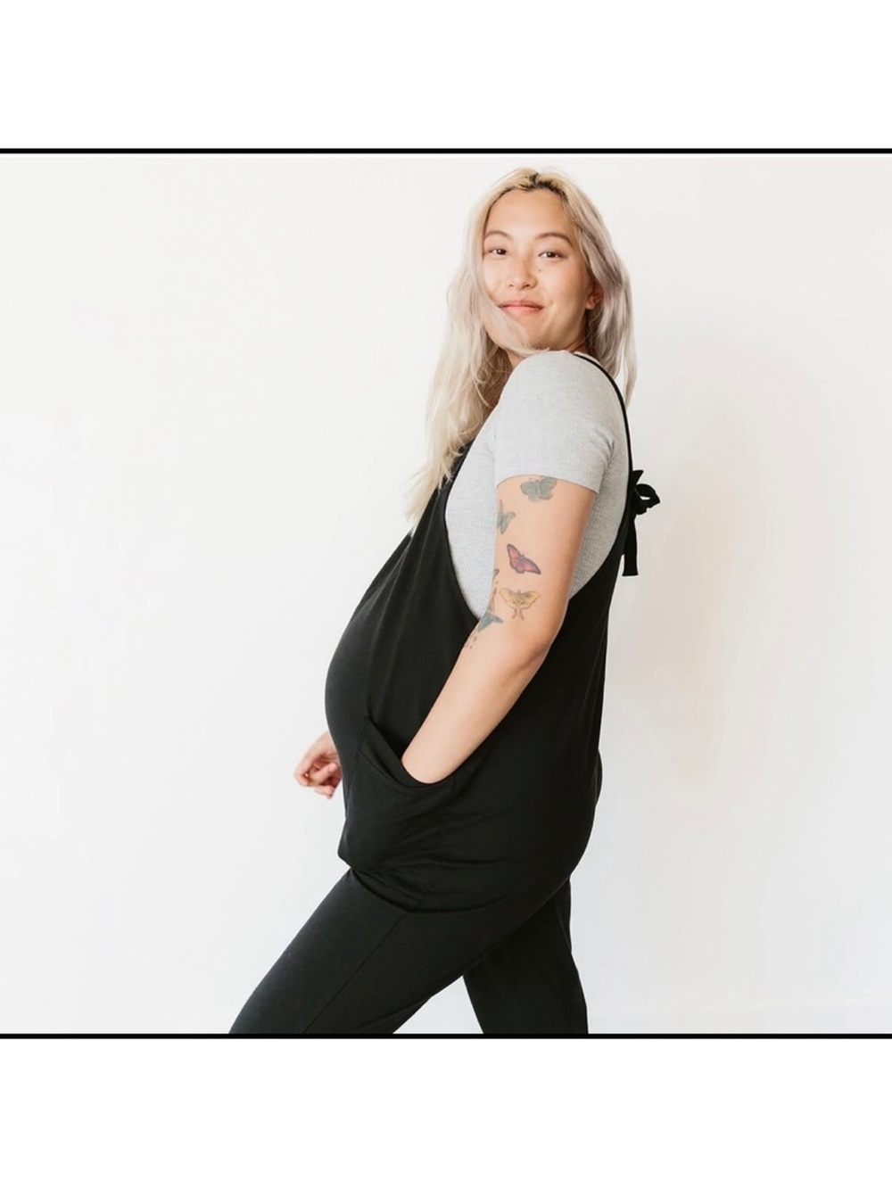 Storq Anytime Overalls Black Size 3 Maternity